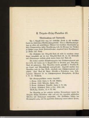 II. Brigade-Ersatz-Bataillon 46