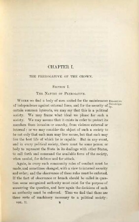 The law and custom of the constitution, 2