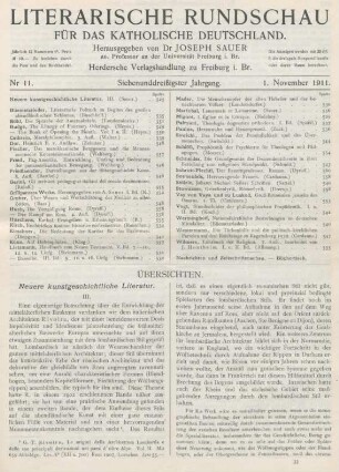 525-530 Neuere kunstgeschichtliche Literatur : III.