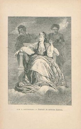 Sir J. Reynold. - Portrait de mistress Siddons