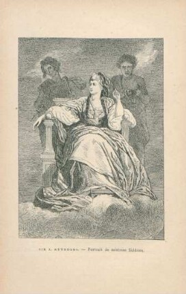 Sir J. Reynold. - Portrait de mistress Siddons