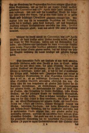 Circular-Rescript so in Begleitung der Vorläufigen Beantwortung der Chur-Bayer. Deduction an sammentliche König. Ministros erlassen worden : dd. Preßb. d. 20. Nov. 1741