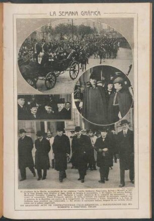 Un grandioso acto de confraternidad italo-argentina. : Inauguración del monumento a Cristóbal Colón