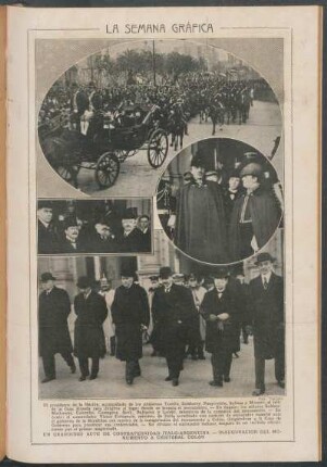 Un grandioso acto de confraternidad italo-argentina. : Inauguración del monumento a Cristóbal Colón