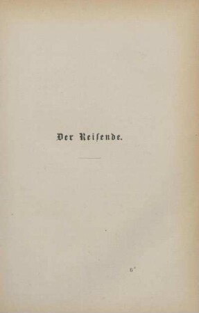 Der Reisende