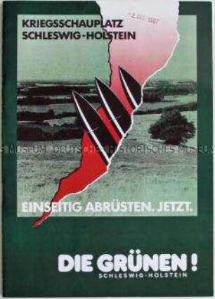 Informationsschrift der Grünen zur Bedeutung Schleswig-Holsteins für die NATO - Sachkonvolut