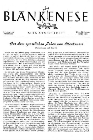 Nummer 3 : März 1952