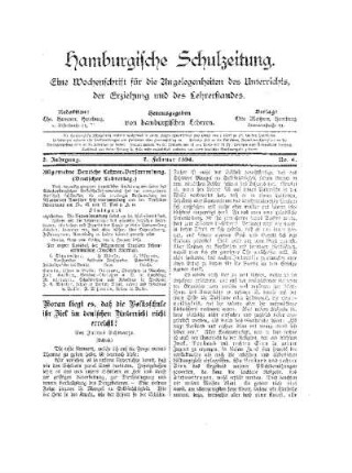 Woran liegt es, daß die Volksschule ihr Ziel im deutschen Unterricht nicht erreicht? : (Schluß)