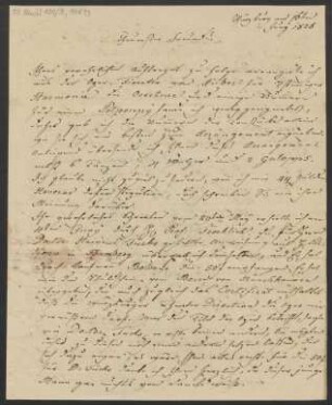 Brief an B. Schott's Söhne : 16.06.1828