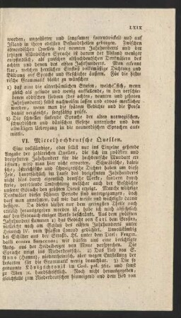 VI. Mittelhochdeutsche Quellen.