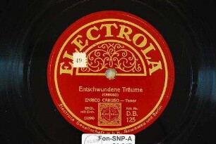 Entschwundene Träume / (Caruso)