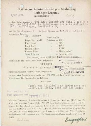 Jacob, Hans