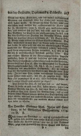 : Der Deutsche. T.7.