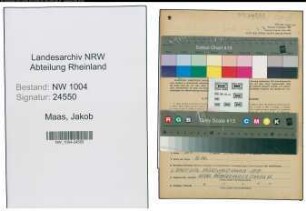 Entnazifizierung Jakob Maas , geb. 07.06.1896 (Schleusenwaerter)