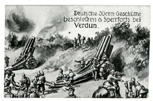 Nr. 53: Deutsche 30cm Geschütze ... bei Verdun