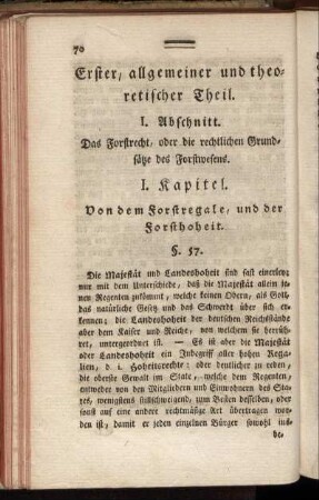 Erster, allgemeiner und theoretischer Theil.
