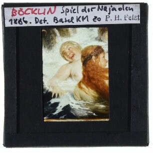 Böcklin, Spiel der Najaden : Detail
