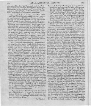Bierkowski, L. J.: Anatomisch-chirurgische Abbildungen. Nebst Darstellung und Beschreibung der Chirurgischen Operationen nach den Methoden von Graefe, Kluge und Rust. Mit einer Vorrede von J. N. Rust. Berlin: Herbig 1827