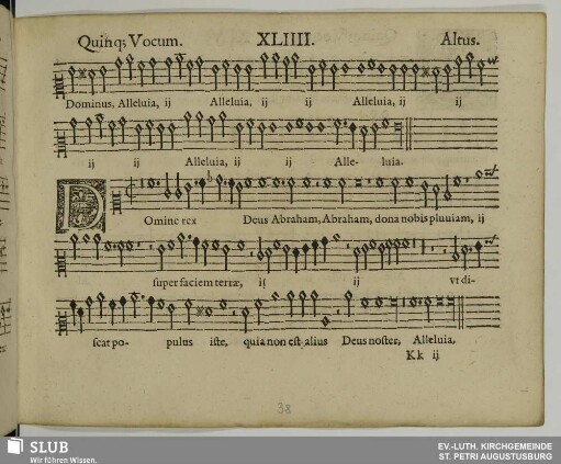 XLIIII. Domine rex Deus Abraham dona nobis pluviam