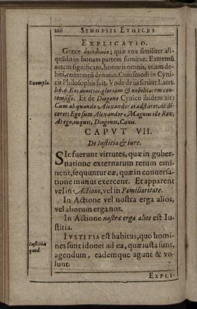 Caput VII. De Iustitia & iure.
