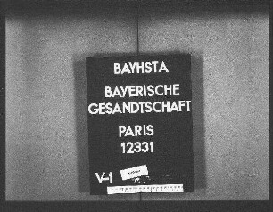 Die Rückgabe von Militäreffekten eines französischen Fahnenflüchtigen