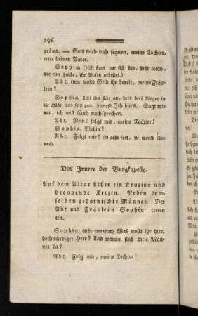296-298, Das Innere der Burgkapelle