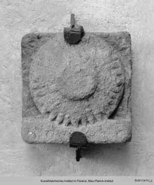 Einsatzstein mit dem Christusmonogramm