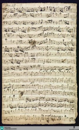 Overtures - Mus. Hs. 507 : vl, vla, b; A; BrinzingMWV 3.6
