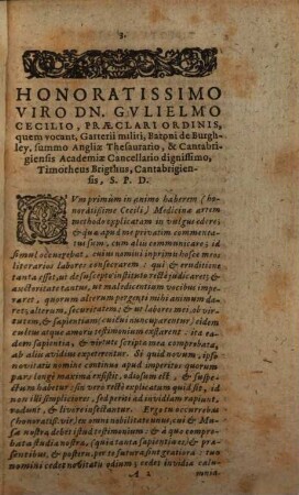 Therapeutica, Hoc est, De Sanitate Restituenda, Medicinae ...