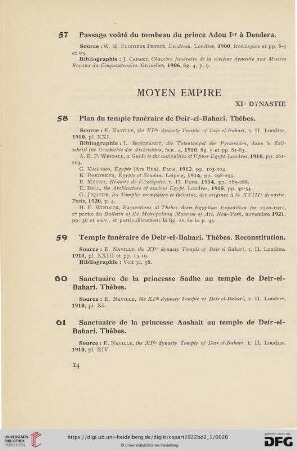 Moyen Empire (No. 58 - 76)