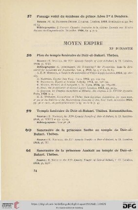 Moyen Empire (No. 58 - 76)
