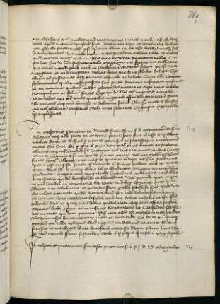 269r, Humanistenbrief: an Ricardus Valentinus