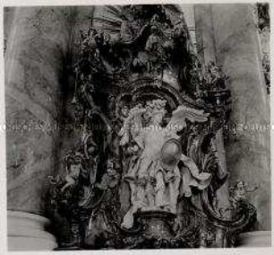 Ottobeuren, Benediktinerkloster, Altarfigur St. Michael