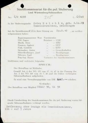 Maichle, Peter