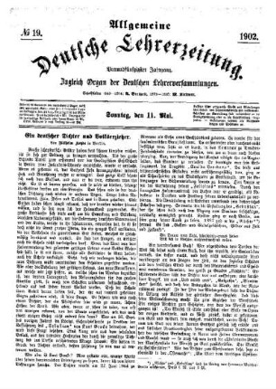 Ein deutscher Dichter und Volkserzieher
