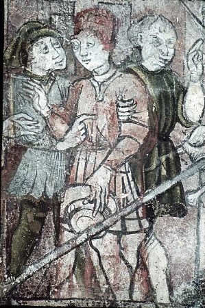 Legende des heiligen Jakobus und der Pilgerfamilie