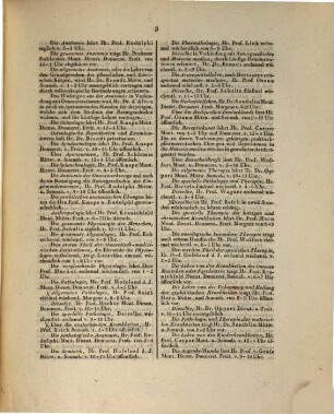 Verzeichnis der Vorlesungen. 1831, WH