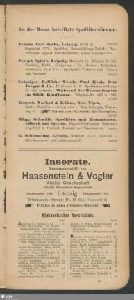 An der Messe beteiligte Speditionsfirmen