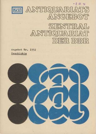 Nr. 1352: Geschichte