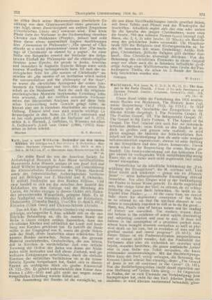 374-375 [Rezension] Mackinnon, James, The Gospel in the Early Church