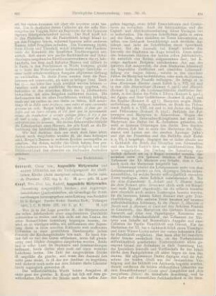 493-495 [Rezension] Knopf, Rudolf, Ausgewählte Märtyreracten