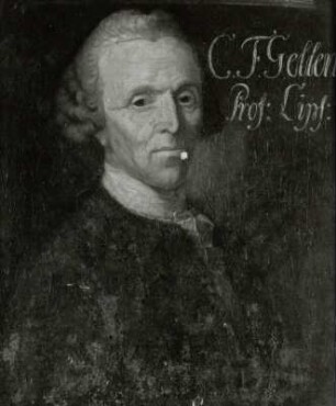 Porträt Christian Fürchtegott Gellert (1715-1769)