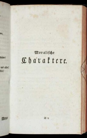 [Anhang.] Moralische Charaktere.