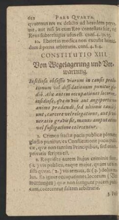 Constitutio XIII.