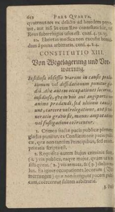 Constitutio XIII.