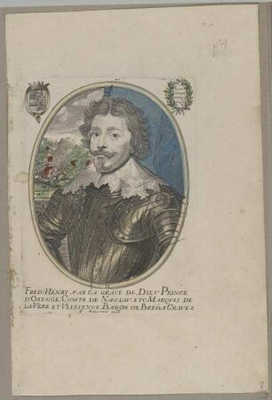 Bildnis des Fred. Henry, Prinz von Oranjen