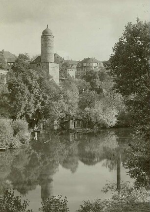 Bautzen, Blick über die Spree zur Neuen Wasserkunst