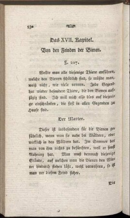 Das XVII. Kapitel. Von den Feinden der Bienen