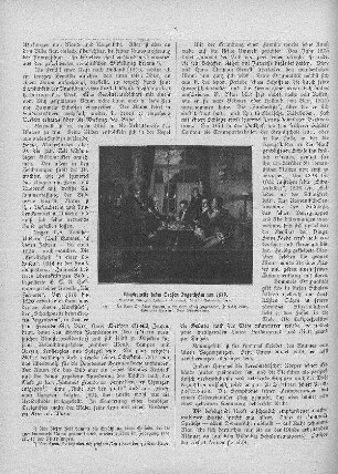 Abbildung: Schachpartie beim Grafen Ingenheim um 1818