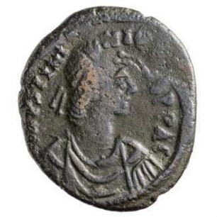 Münze, 10 Nummi, 547 - 552
